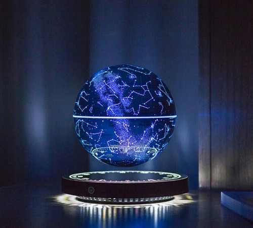 Magnetic Levitation Globe Levitating Lamp LED Earth Floating Lights Room Lamp - Picture 3 of 14