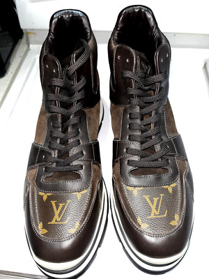 New Mens Louis Vuitton Chukka Boot Monogram Print Brown Size US 8.5 & Size 8 UK