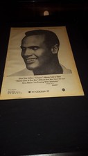 Harry Belafonte Calypso RCA Records Rare Original Promo Poster Ad Framed!