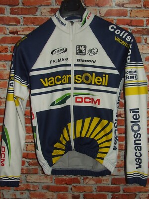 Veste Cyclisme Domina Vacanze 2005 - Taille L - Santini - Rare équipe Pro