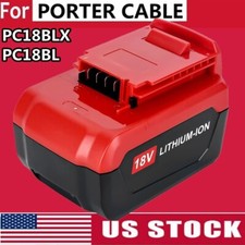 18V 6.0Ah for Porter Cable 18 Volt PC18B PC18BL PC18BLX Lithium-ion Battery Tool