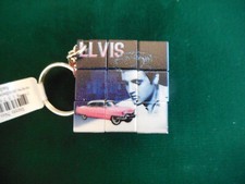 NEW ELVIS PRESLEY Rubik's Cube-style Keychain