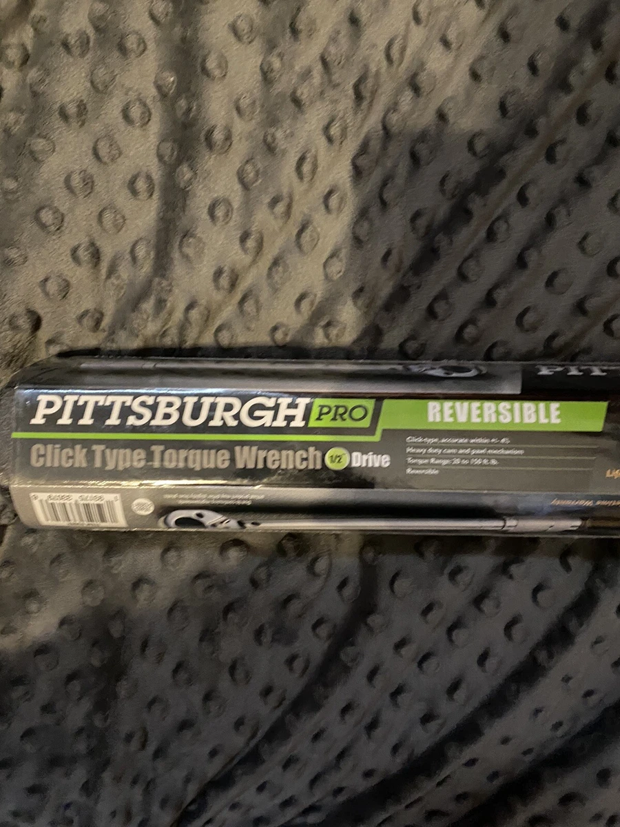 Pittsburgh drive click 2024 type torque wrench