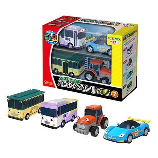 TAYO THE LITTLE BUS FRIENDS SPECIAL NO.7 MINI CAR SET (Nana,Leo