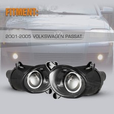 Faros antiniebla para 01-05 Volkswagen Passat parachoques lámparas proyector lente transparente 1 par