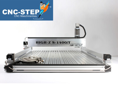 CNC-STEP CNC Fräse Komplettset High-Z S-1400/T Fräsmotor CAM CAD Software 