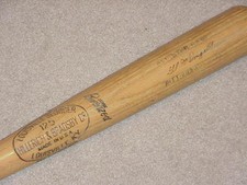 Gil McDougald H&B 1959 All Star Game Bat New York Yankees Forbes Field Pirates
