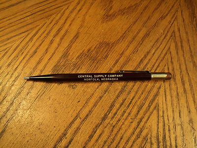 Vintage Realite Mechanical Pencil Advertising Central Supply Co Norfolk Nebraska