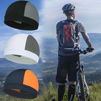 Moisture Sweat Wicking Skull Caps Cooling Helmet Liner Sport Cycling Beanie  Hats