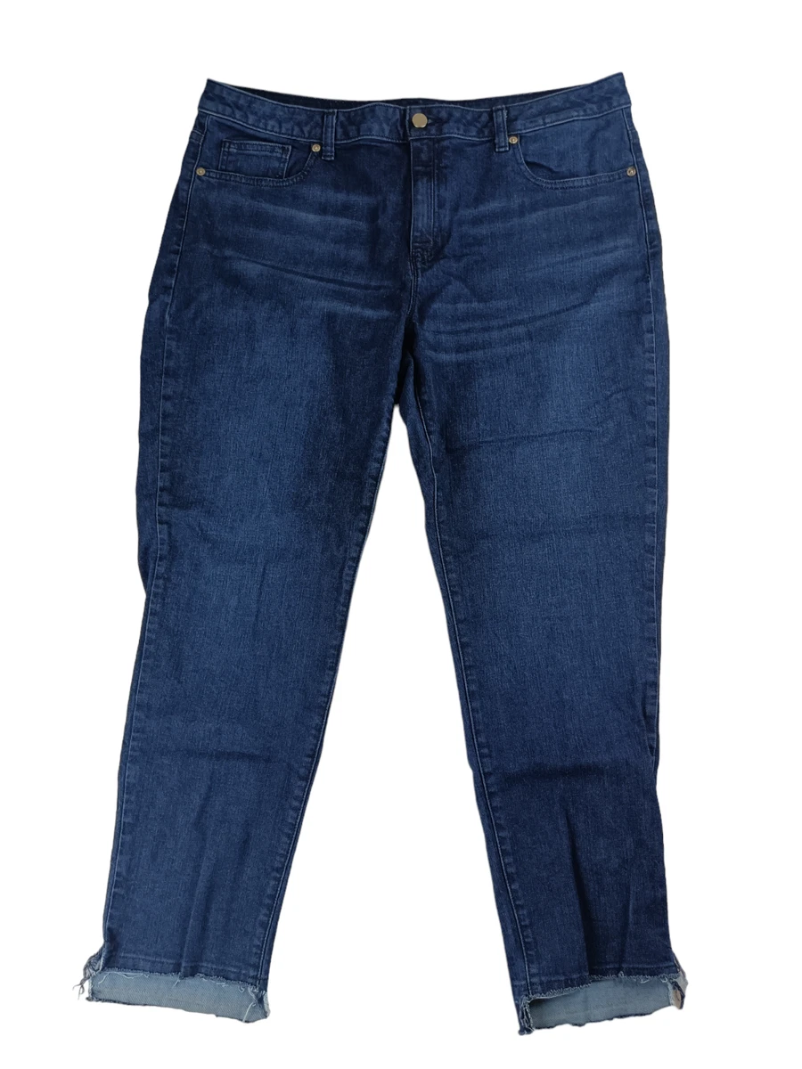 Michael Kors Izzy Skinny Blue Denim Jeans Size US16 36 inch waist
