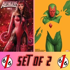 💥 AVENGERS #1 SCARLET WITCH & VISION SZERDY & CHRISTOPHER Variant Set