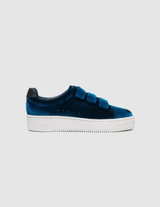 Sandro TURQUOISE Women's Anita Velvet Sneakers, EU 38 | eBay