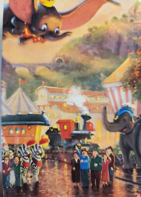 Disney Thomas Kinkade ダンボ 750ピースジグソーパズル Thomas Kinkade Disney Dreams - Disney Dumbo: 750 Pcs