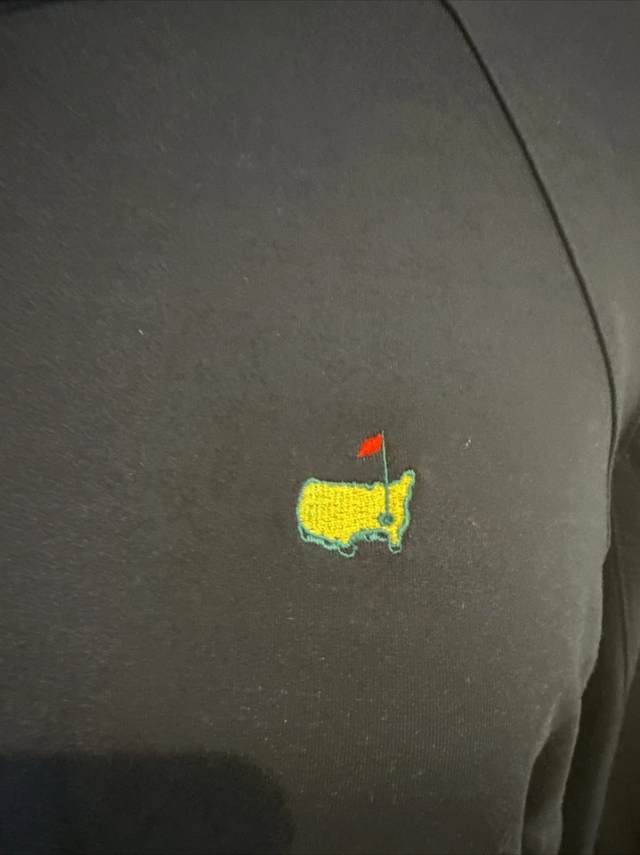 Chaqueta trébol The Masters grande negra rendimiento 1/4 cremallera de Bobby Jones Foto 2 de 4