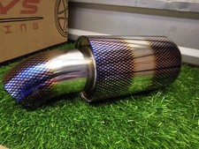 Car Exhaust Muffler Bkk88 Racing Turndown Tip 2.5 Inlet And 3.0 Outlet