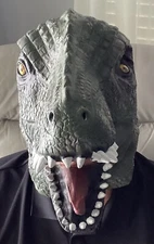 Dinosaur Full Rubber Mask Tyrannosaurus Adult Size