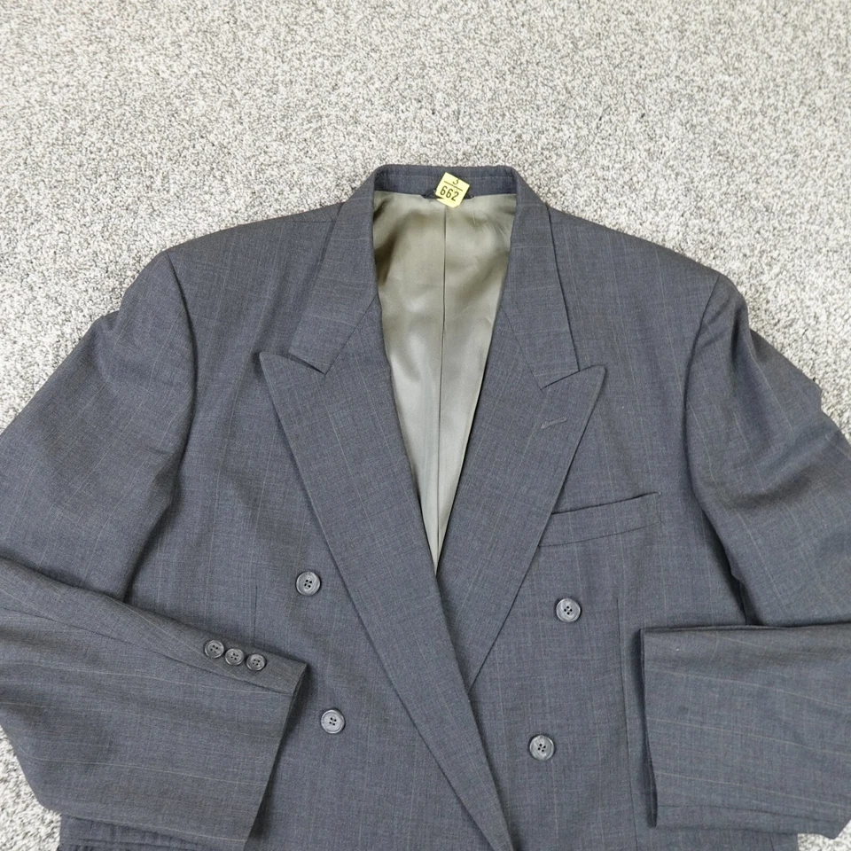 Chaqueta De Colección Givenchy Monsieur Para Hombres 46 Gris Lana Blazer Abrigo Deportivo Hecho en Unión EE. UU. Foto 2 de 4