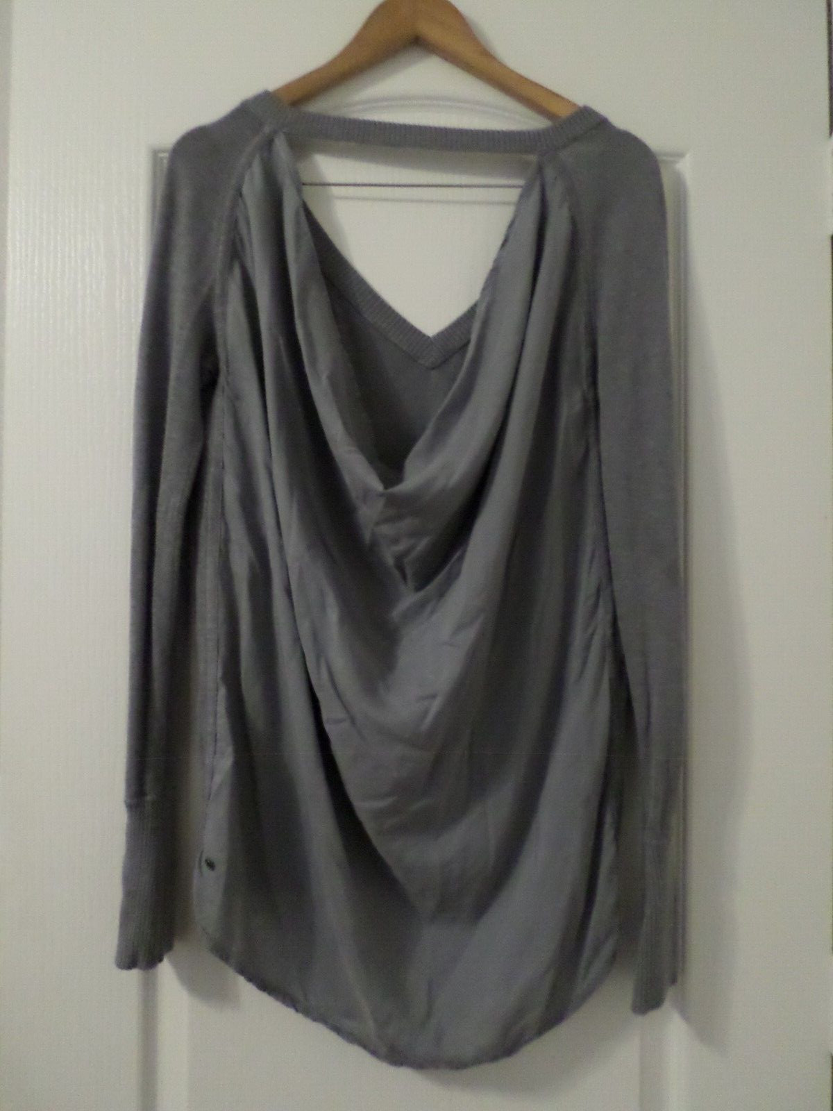 Lululemon Unity Pullover drape contrast back hi l… - image 4