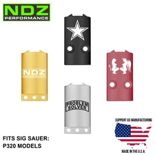 NDZ Optic Sight Plate Cover for Sig P320 P320X Sight Integrated & Non Integrated