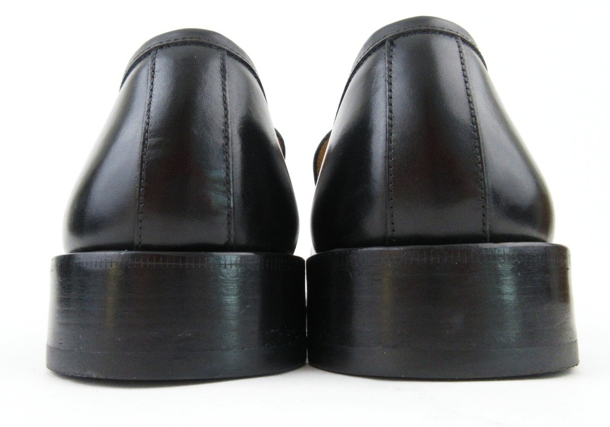BALLY Tarn Dress Loafers Black Premium Leather US 11 M Made In