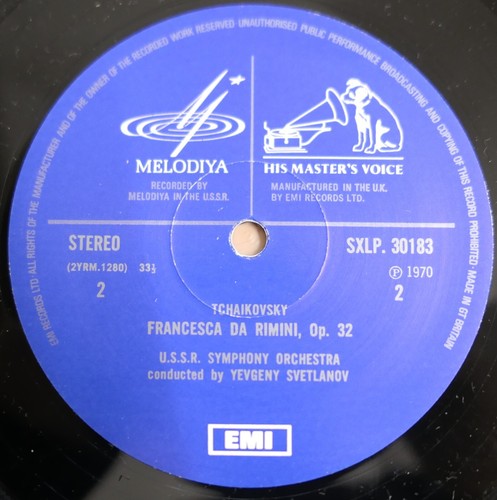 SXLP 30183 Yevgeny Svetlanov Conducts Tchaikovsky HMV Melodiya Gatefold NM - Picture 2 of 5