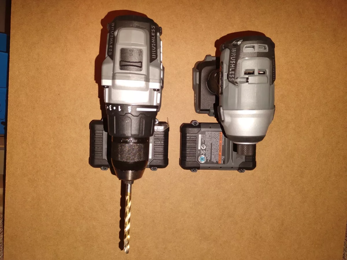 5 pack Super Heavy Duty Kobalt 24v battery wall mount holder Super