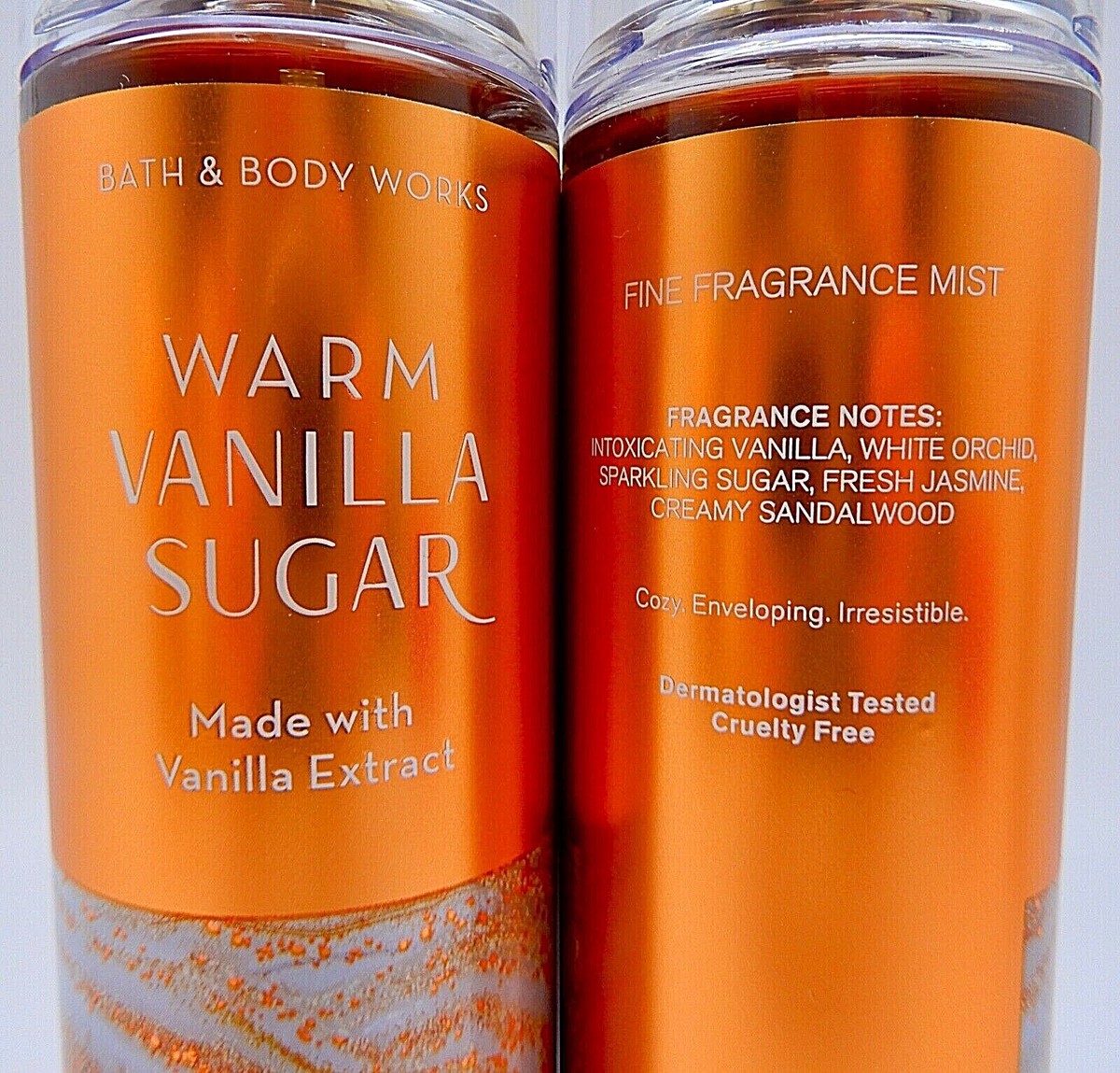 BATH BODY WORKS WARM VANILLA SUGAR FINE FRAGRANCE MIST 8oz