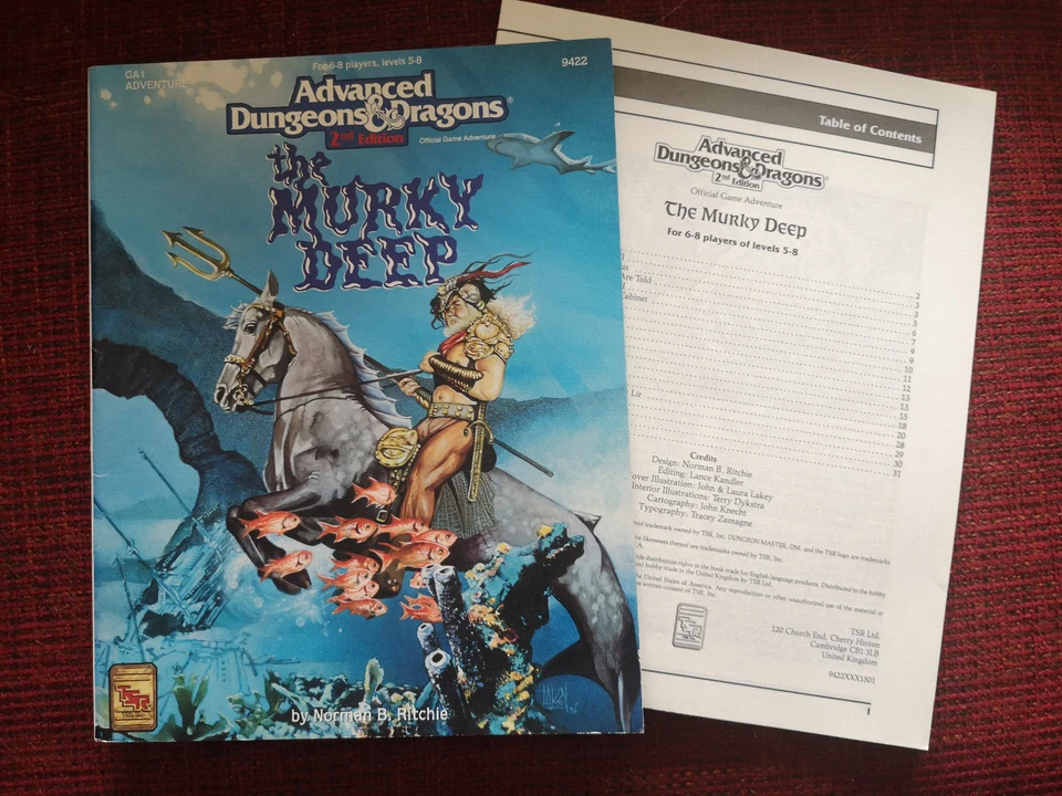 The Murky Deep A D&D Dungeons & Dragons - Bild 1 von 1