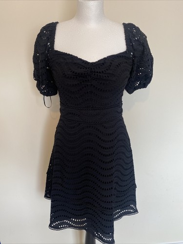 michelle keegan black skater dress