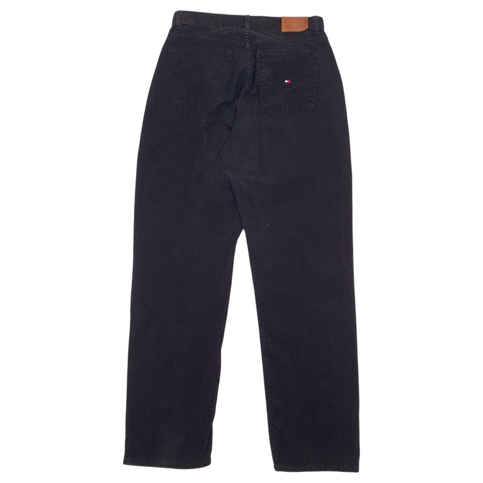 TOMMY HILFIGER Corduroy Trousers Cord Jeans Cotton Blend Black Womens  10 image 3