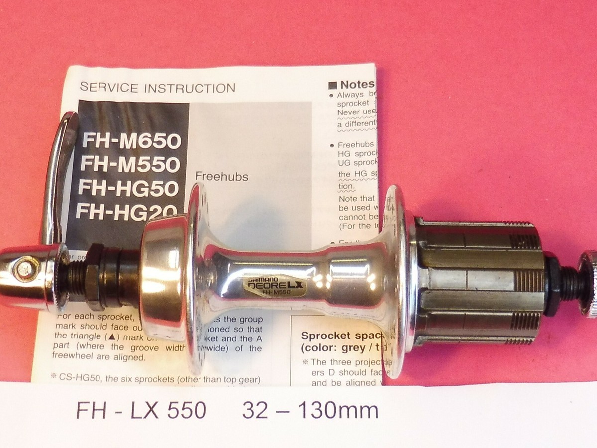 Shimano Deore LX 550 Rear Freehub 32 130mm HG bicycle hub