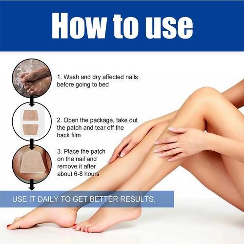 60x Toenail Fungus Treatment Sticker Nail Repair Patches Treatment Tool Kit Hot - Bild 11 von 12