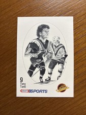 1986-87 Kraft Drawings #9 Tony Tanti Vancouver Canucks NMMT