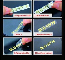 Adesivo NOME personalizzato - Senza Sfondo PVC Vinile Vari Colori Cm Font Auto