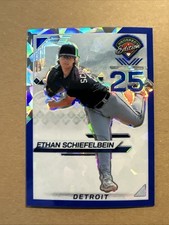 2025 Prospect Edition Baseball Ethan Schiefelbein Blue Ice Prizm /299
