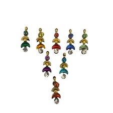 Indian Bollywood Bindi Body Jewel Self Adhesive, Crystal Forehead, Face Jewels
