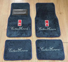 Fits Oldsmobile Cutlass Supreme Cutty Brougham Floor Mats Blue Carpet 1967-88