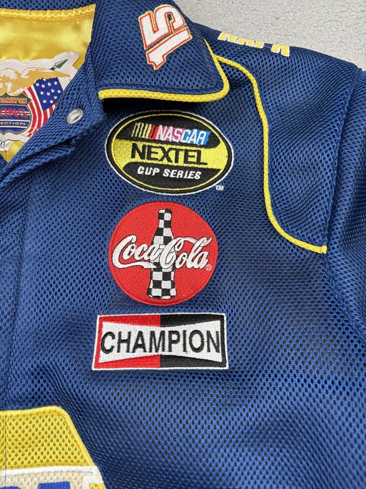 Chaqueta de carreras NAPA Auto Parts para hombre mediana NASCAR Nextel Cup Series Jeff Hamilton Foto 4 de 4
