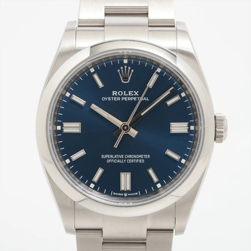 Rolex Oyster Perpetual 36 126000 SS SS AT bright blue dial