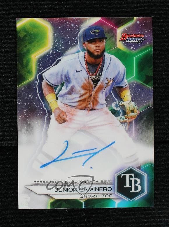 2023 Bowman's Best of 2023 Refractor Junior Caminero #B23-JCO Auto q2s