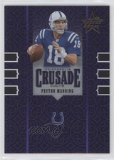 2005 Leaf Rookies & Stars Crusade Purple 185/250 Peyton Manning #C-19 HOF 0ii1