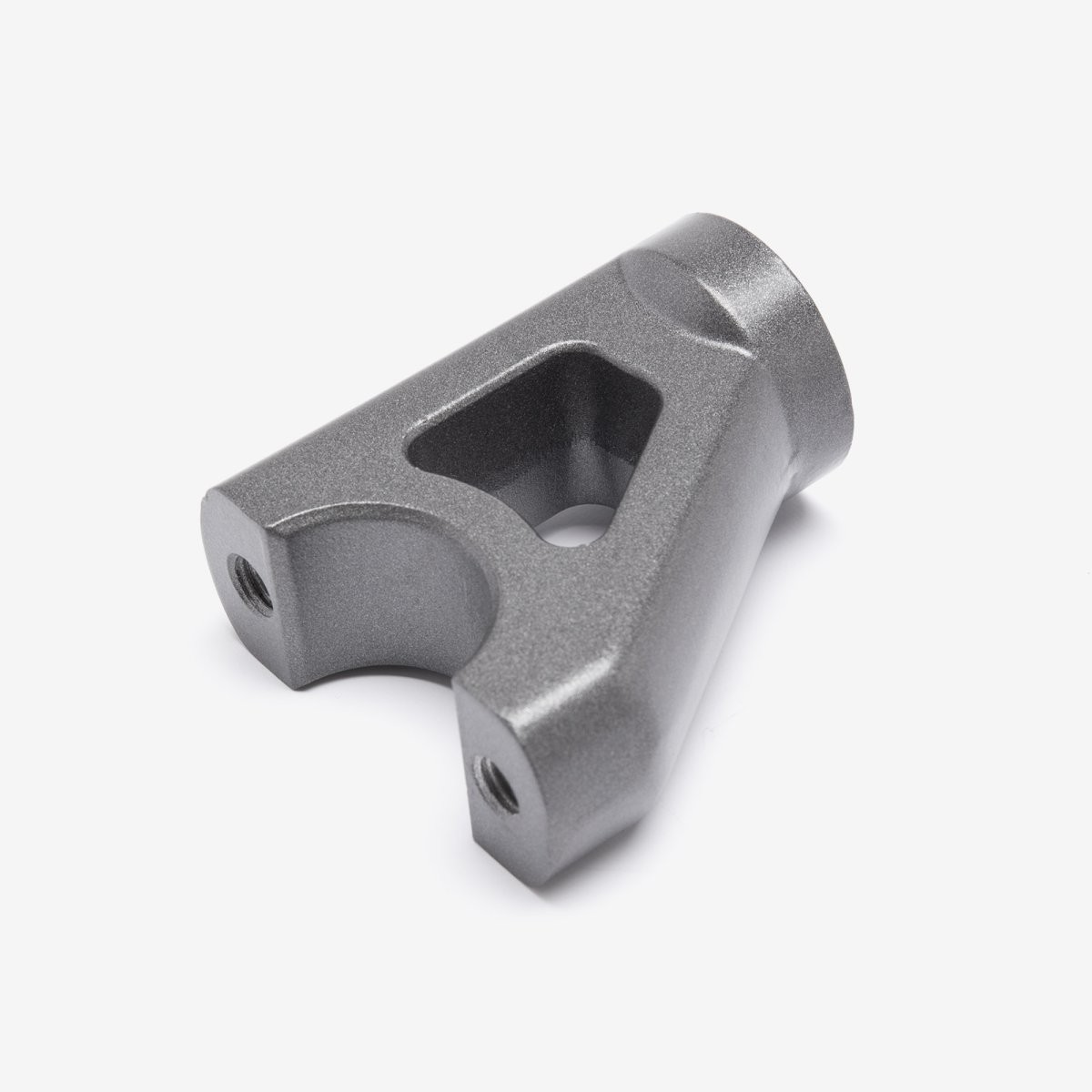 Lower Left Handlebar Clamp for LJ300T-18A-E5 Silver Easy Installation Polished