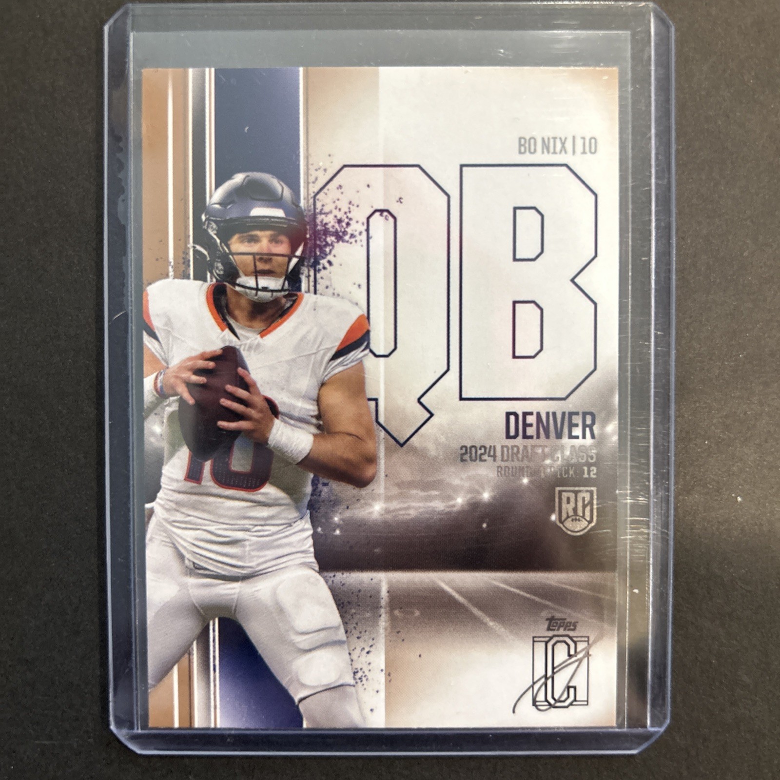 2024 Topps Signature Class - Rookies Bo Nix #100 Bronze (RC)