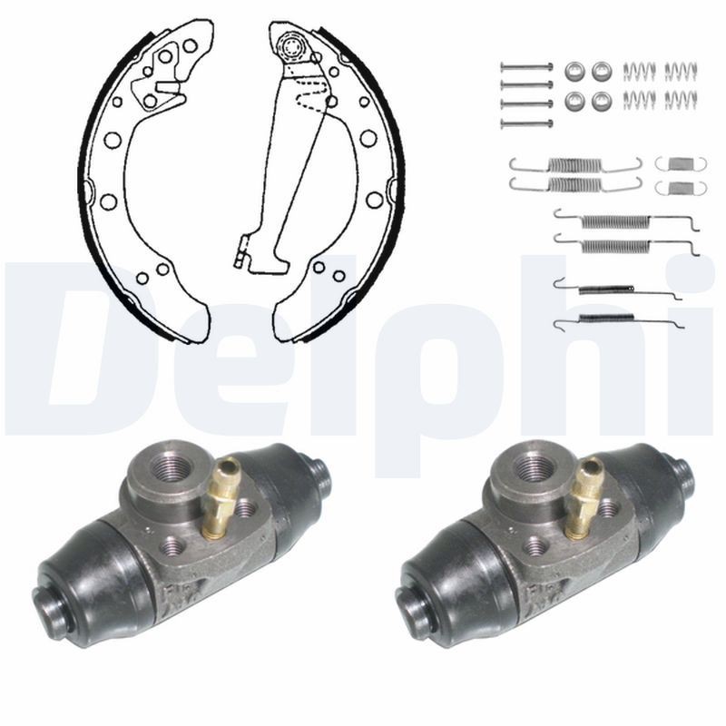Für DELPHI KP850 Brake Shoe Set - Bild 4