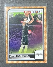 Victor Wembanyama Spurs 2023-24 Panini NBA Haunted Hoops Rookie Orange #108 RC