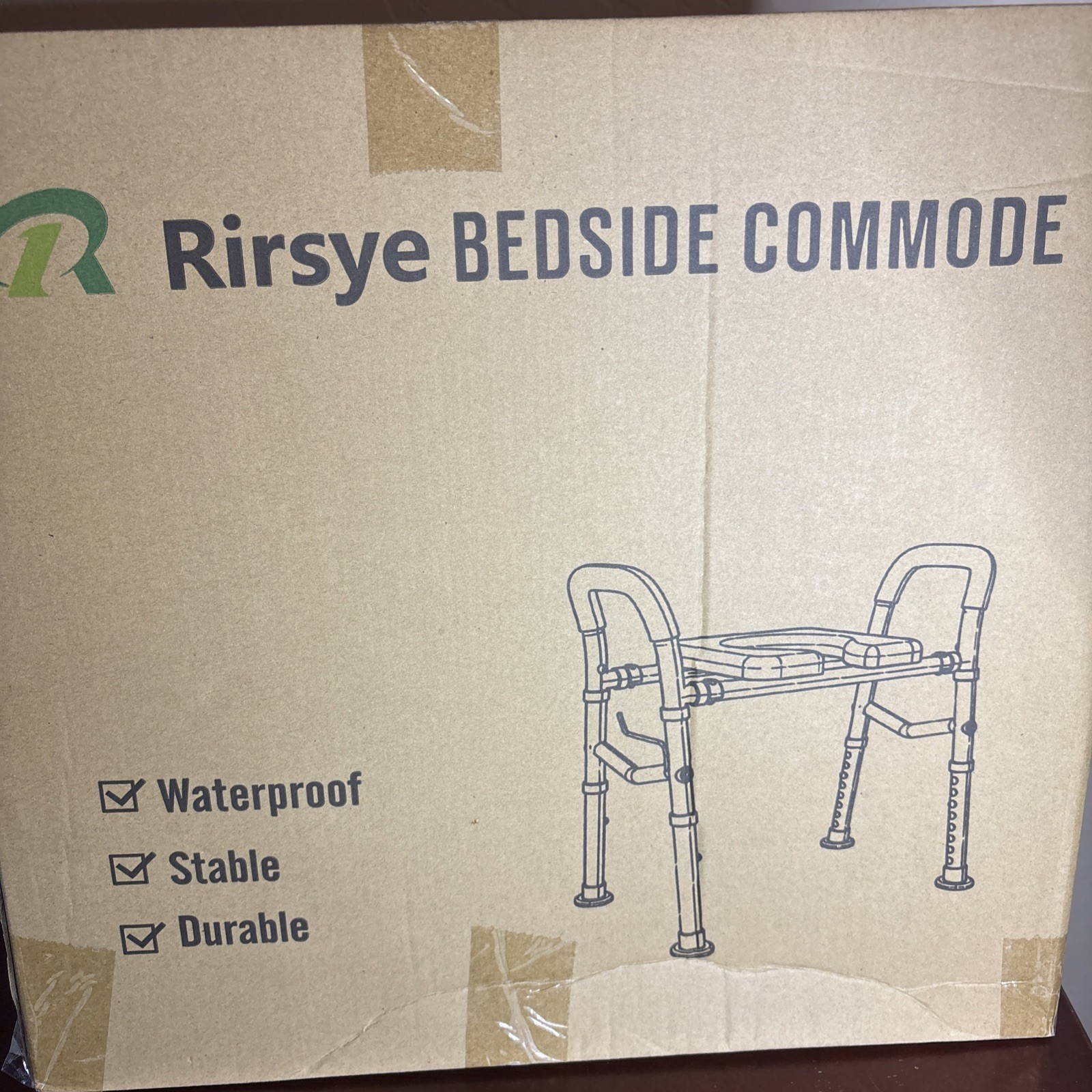 Bedside Commode with Adjustable Height and Width 400 LBS Cap