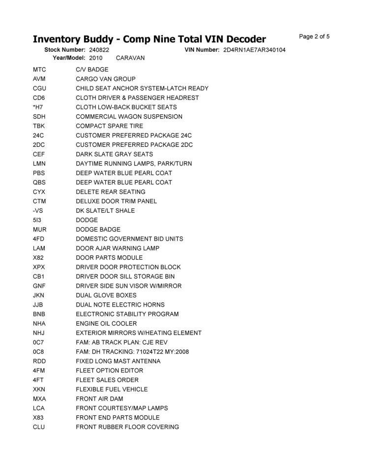 Fuel Tank Fits 08-19 CARAVAN 3617976 thumbnail 4