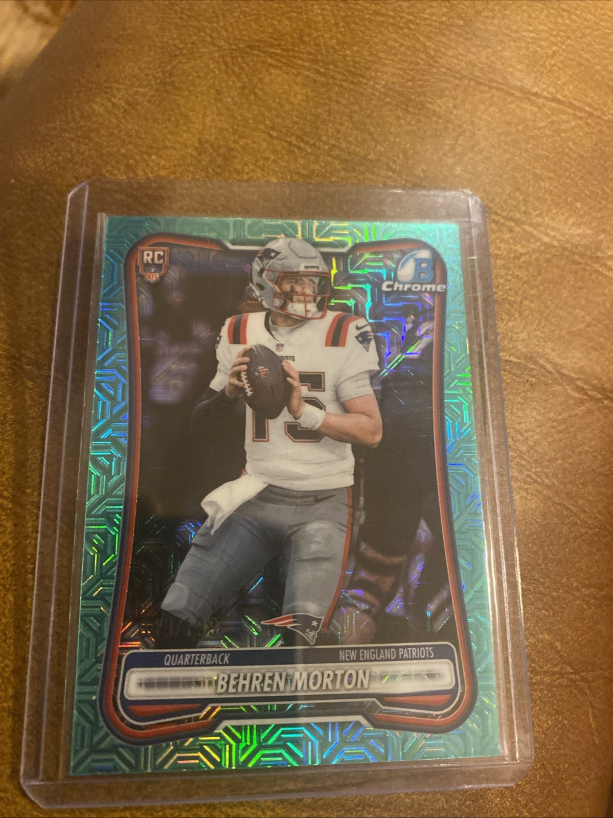 2026 Topps Bowman Chrome Behren Morton Rookie Teal Mojo /199