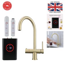 Stainless Steel Kitchen Faucet with Instant Boiling Water & Filter