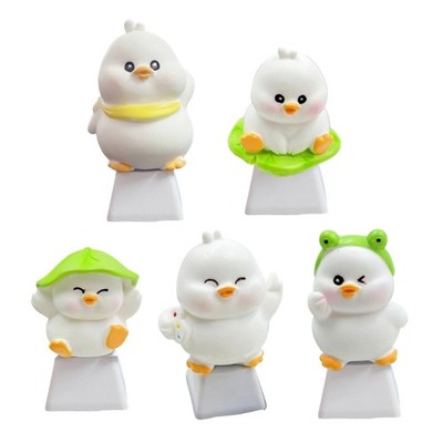 Creative 3D Duck Keycap Lovely For Mechanical Keyboards ABS Cartoon Keycap
